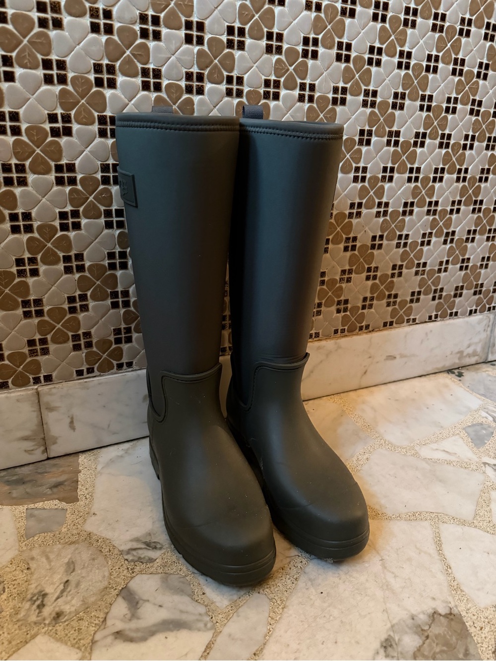 Tall Ugg Olive Green Rain Boots